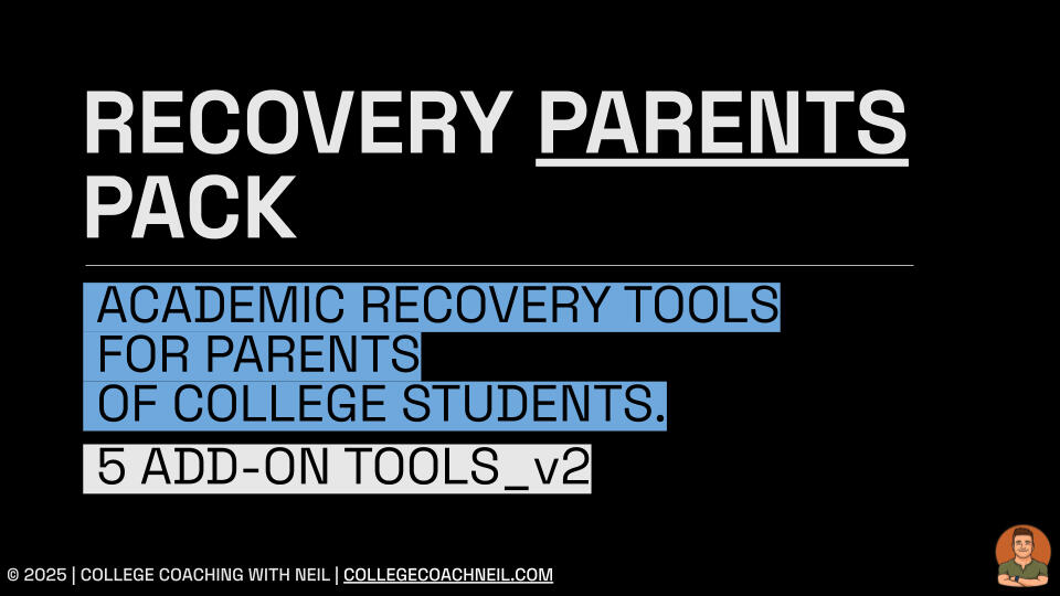 Recovery Parents Pack